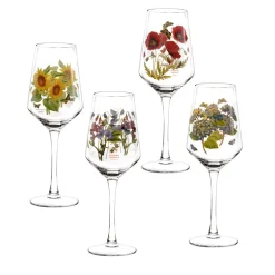 Botanic Garden Wine Glasses, Set of 4