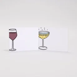 Bottoms Up Place Cards, Set of 24