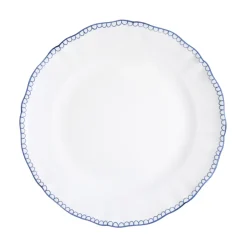 Bouclette Dinner Plate in Bleu Égyptien