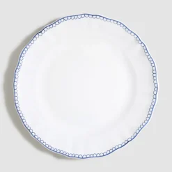 Bouclette Dinner Plate in Bleu Égyptien