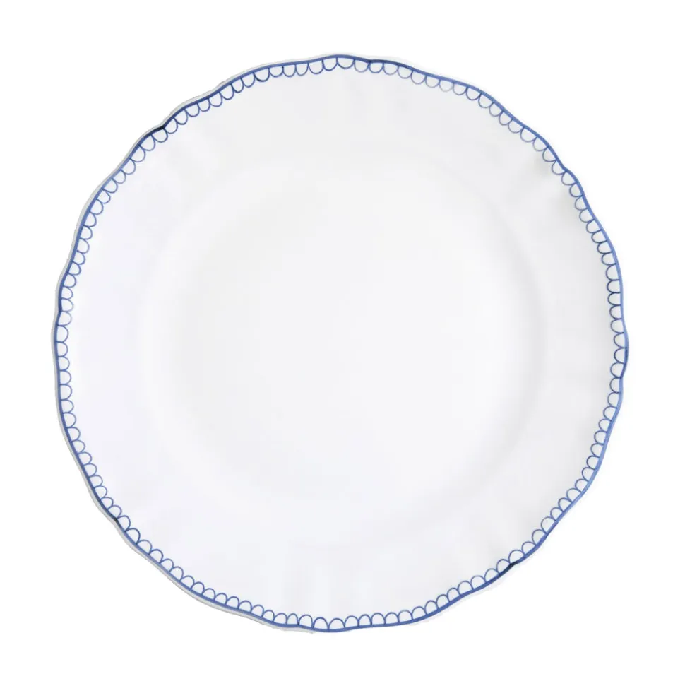 Bouclette Salad Plate in Bleu Egyptien