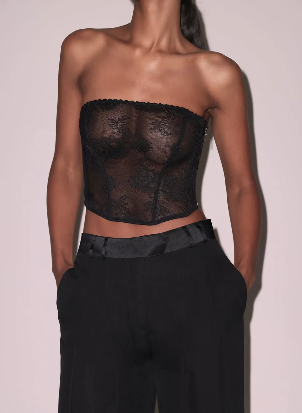 Bouquet Lace Corset Top