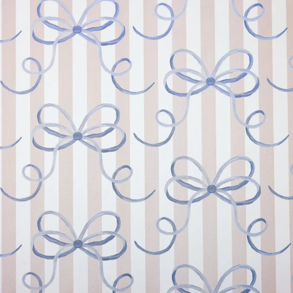 Bow & Stripe Wallpaper