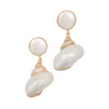 Bowen Earrings in White