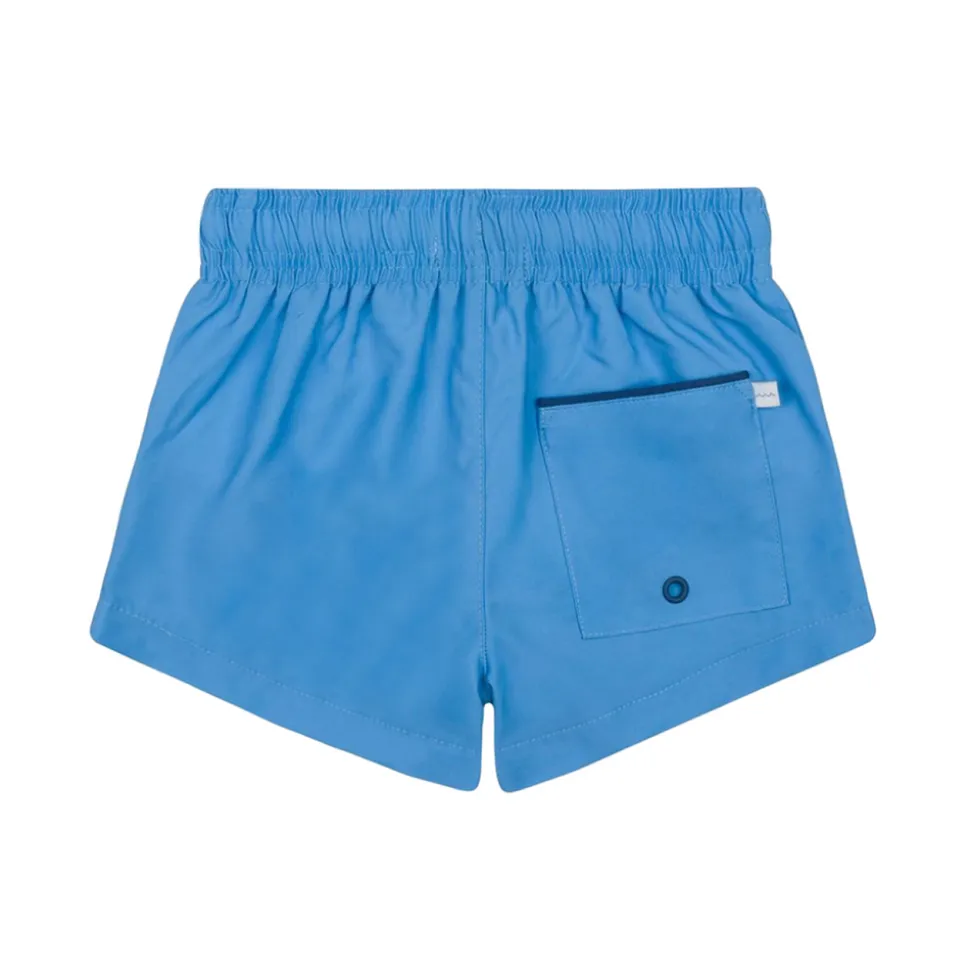 Boy’s Balboa Blue Panelled Boardie