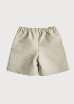 Boys Celebration Shorts in Beige