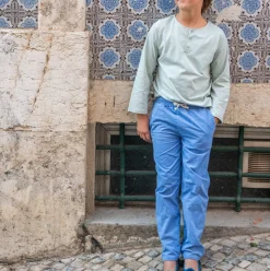 Boys Lagoon Blue Corduroy Pants