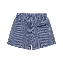 Boy’s Navy Stripe French Terry Short