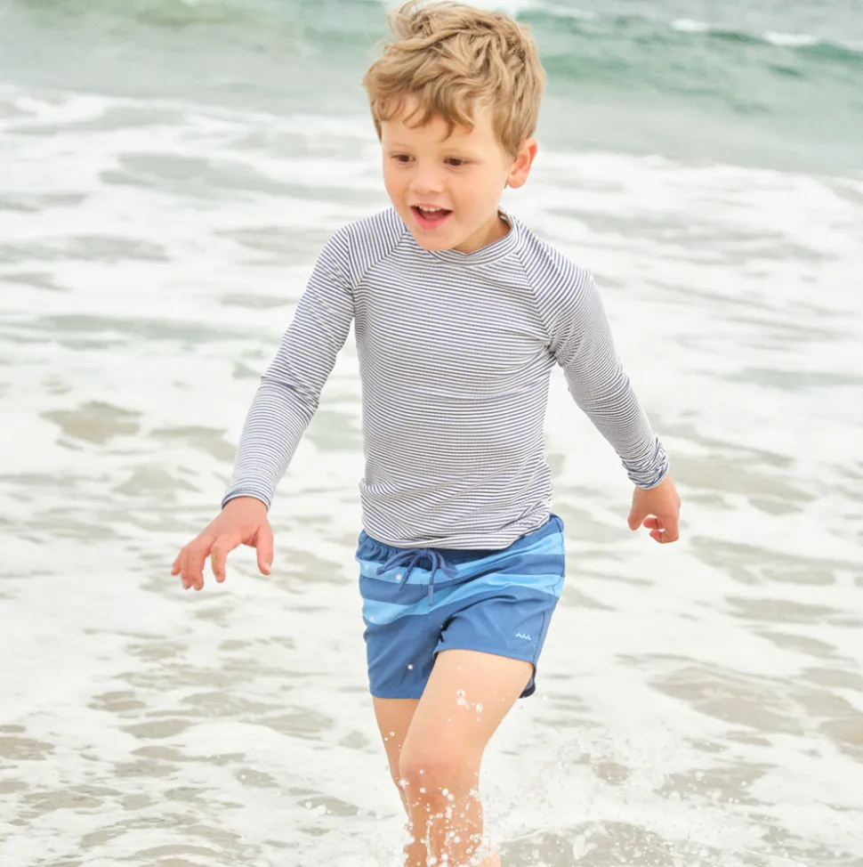 Boy’s Newport Navy Colorblock Boardie