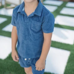 Boy’s Newport Navy French Terry Short