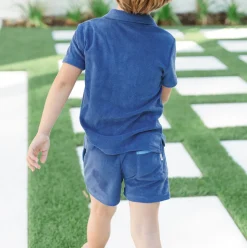 Boy’s Newport Navy French Terry Short