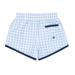 Boy's Oasis Blue Gingham Boardie