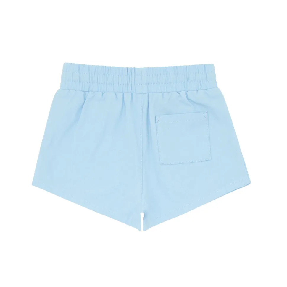 Boys Peri Blue Cotton Twill Short