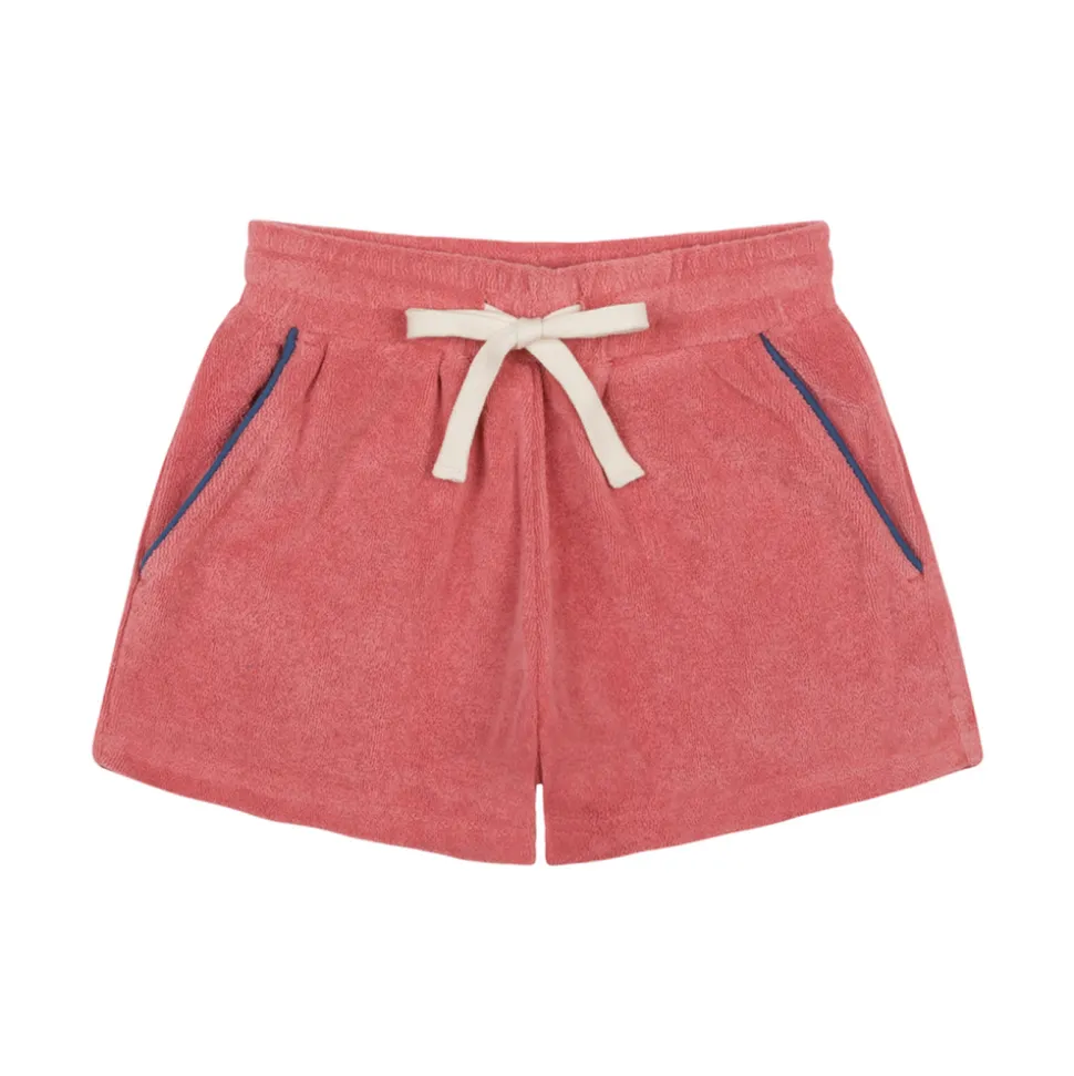 Boy’s Poppy Red French Terry Short