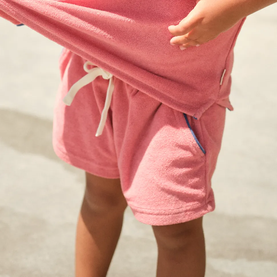 Boy’s Poppy Red French Terry Short