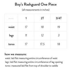 Boys Rashguard One-Piece