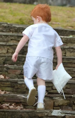 Boys Silk Short Set