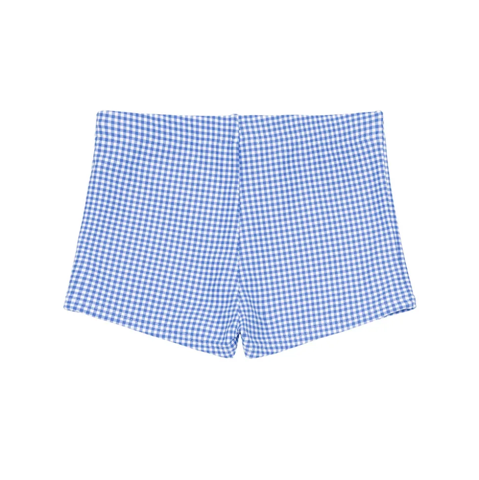 Boys Sky Blue Gingham Brief