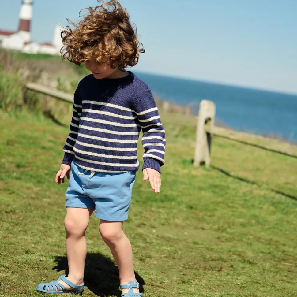 Boys Surfside Blue Ultra-Soft Twill Shorts