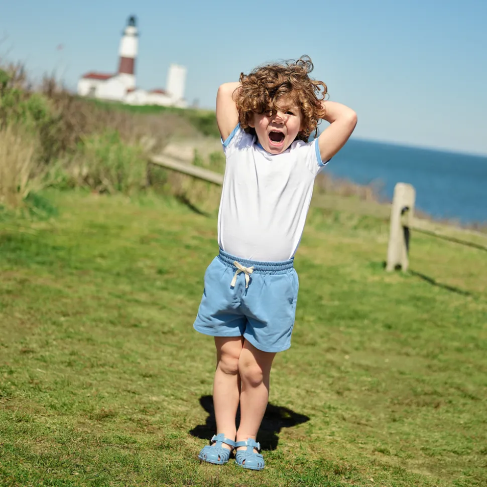 Boys Surfside Blue Ultra-Soft Twill Shorts