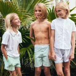 Boys White Button Down Shirt