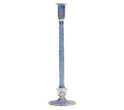 Braid Candle Holder in Blue