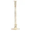 Braid Candle Holder in Champagne