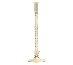 Braid Candle Holder in Champagne