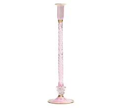 Braid Candle Holder in Pink