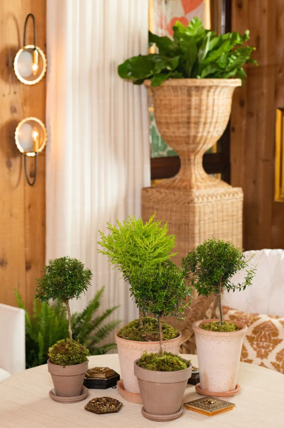 Braided Column Urn