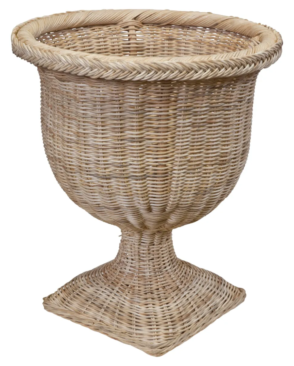 Braided Square Base Urn
