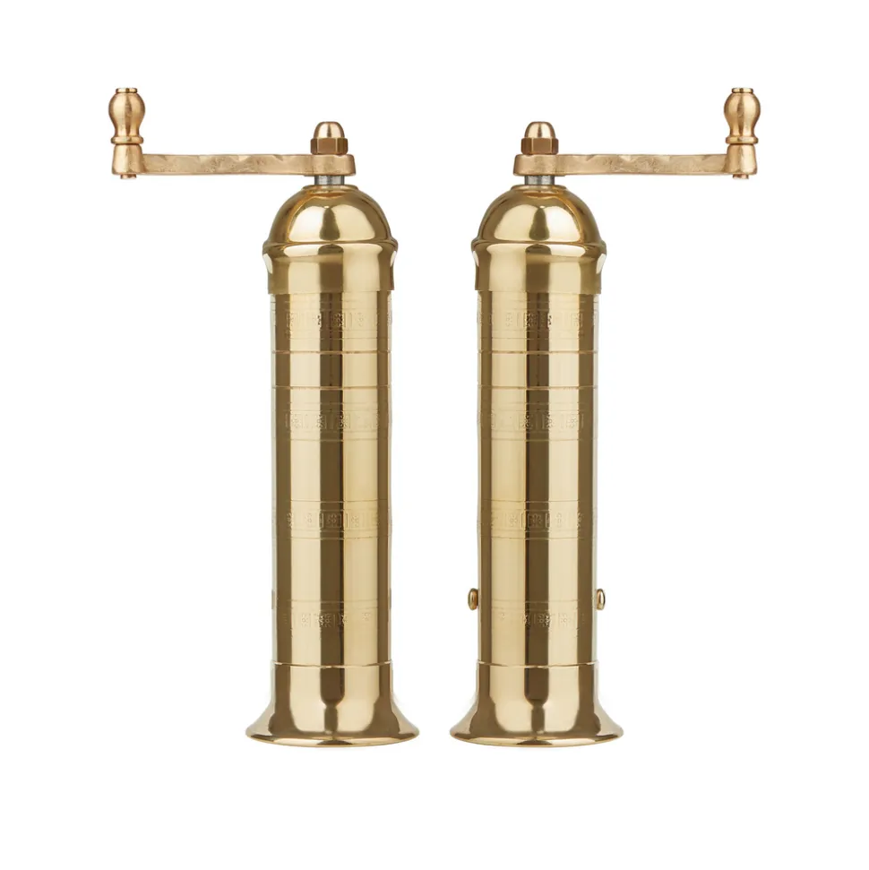 Brass Salt & Pepper Mill Set