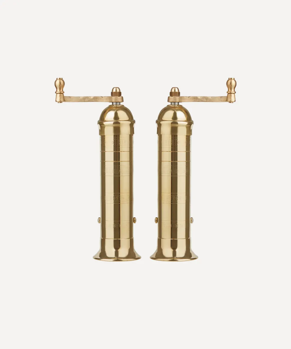 Brass Salt & Pepper Mill Set