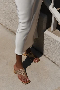 Brenda Gold Sandal