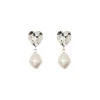 Brennan Earrings in Crystal