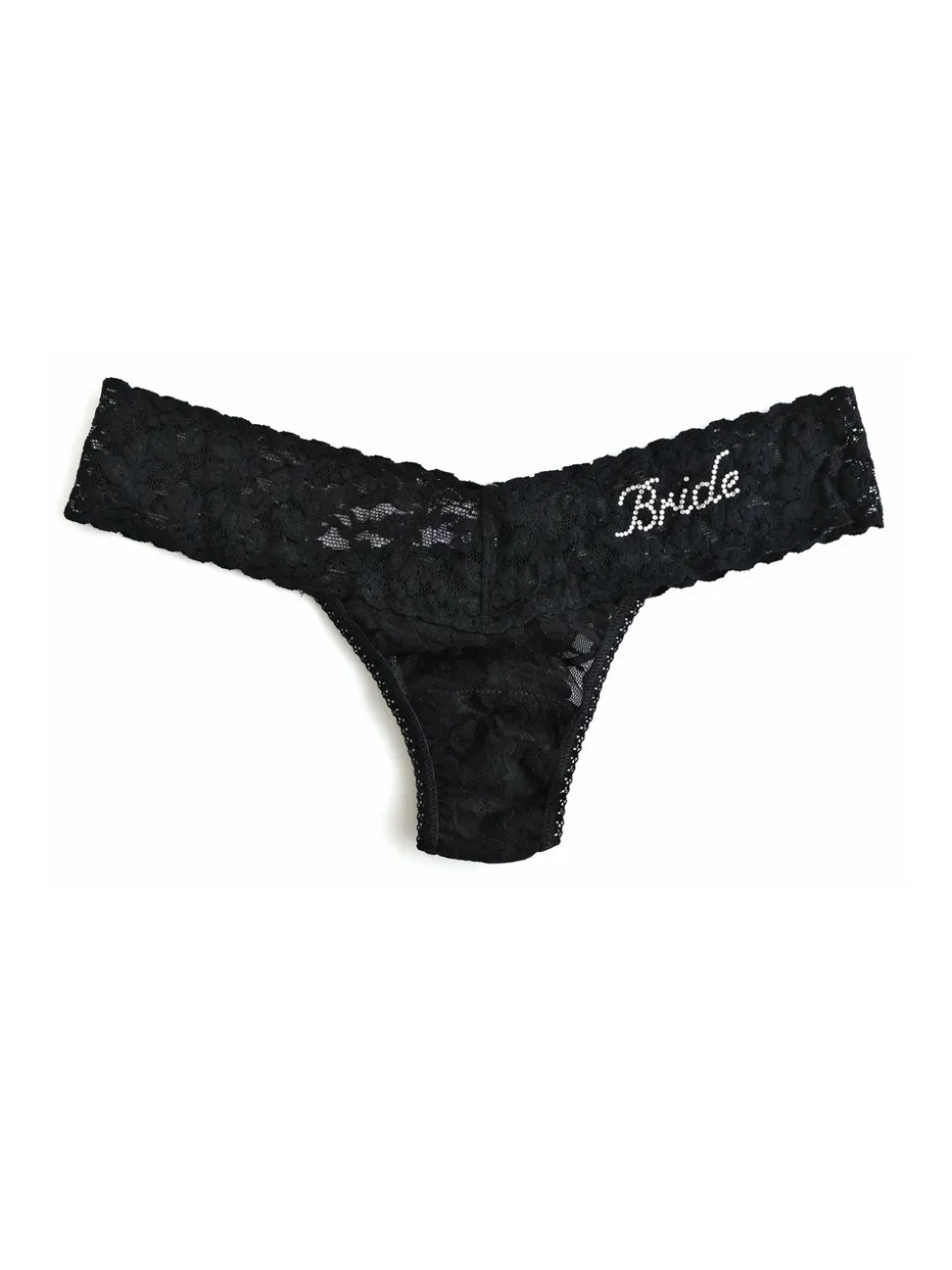 Bride Crystal Signature Lace Low Rise Thong