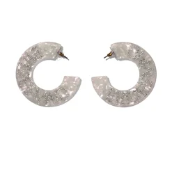 Bridesmaid Hoop Earrings