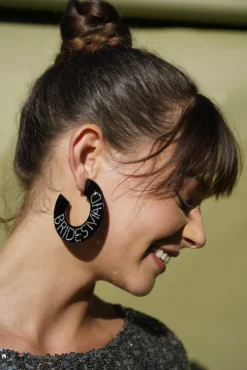Bridesmaid Hoop Earrings