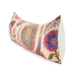 Bright Botanical Suzani Pillow