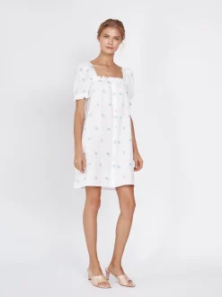 Brigitte Mini Dress in Linum