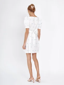 Brigitte Mini Dress in Linum