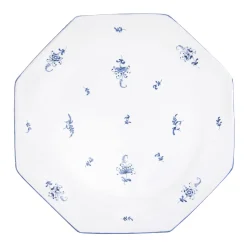 Brindille Large Dinner Plate, Bleu Moustiers
