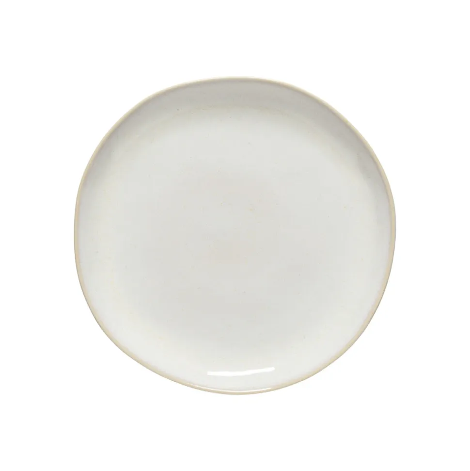 Brisa Collection Dinner Plates in Branca, Set of 6