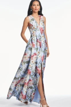 Brooke Gown in Powder Blue Bouquet