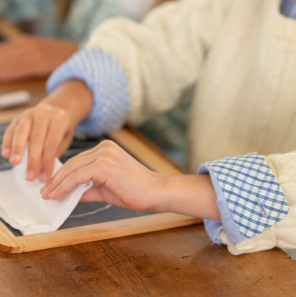 Brooks Button Down in Andover Blue with Chatham Check