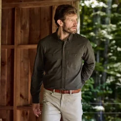 Brushed Cotton Twill Shirt