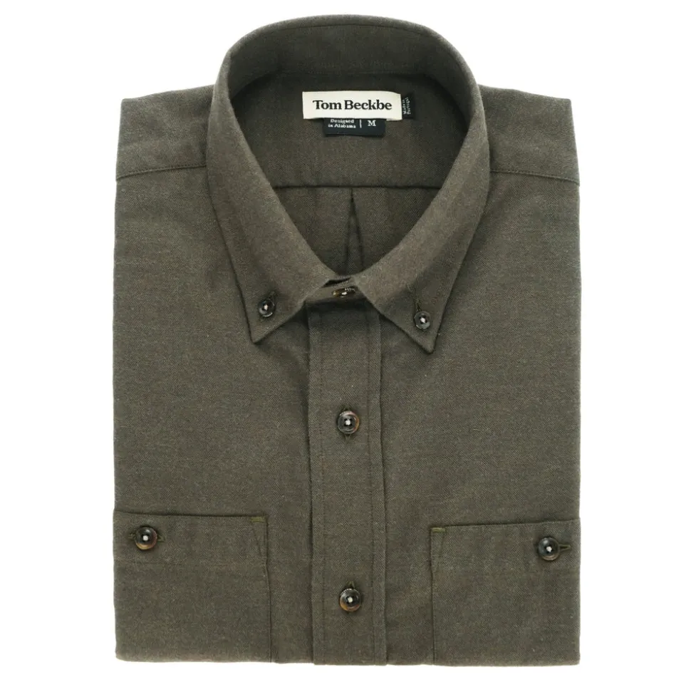 Brushed Cotton Twill Shirt