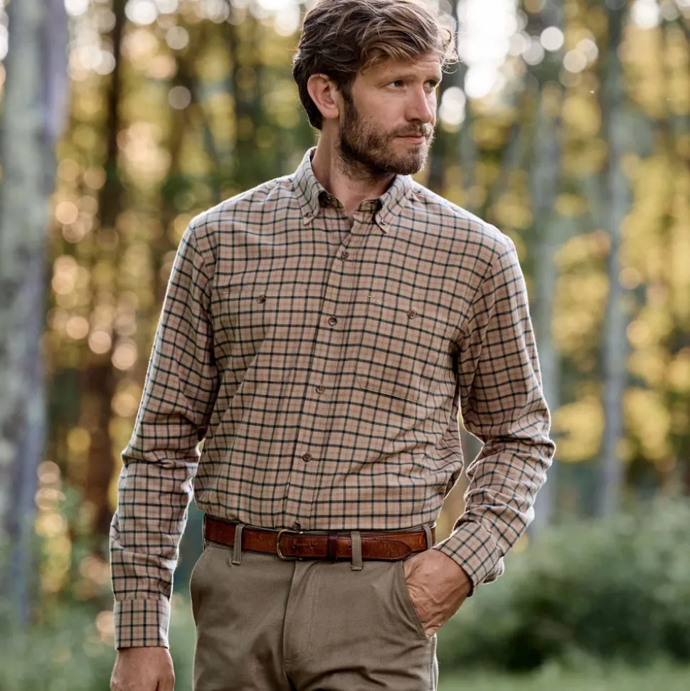 Brushed Cotton Twill Shirt