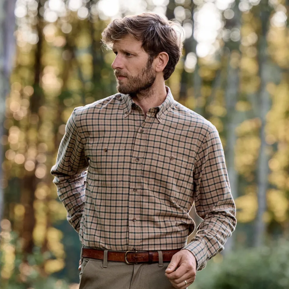 Brushed Cotton Twill Shirt