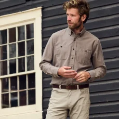 Brushed Cotton Twill Shirt